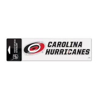 Deck out your ride with this Decal: Carolina Hurricanes - 3"x10"! Show 'em who you root for with strong team graphics, plus you'll be proudly representing America with this Made in USA decal. Go Canes!!!