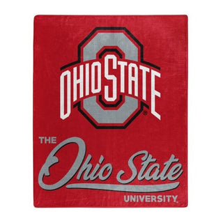 Blanket: Ohio State Buckeyes - 50x60 Raschel Signature Design