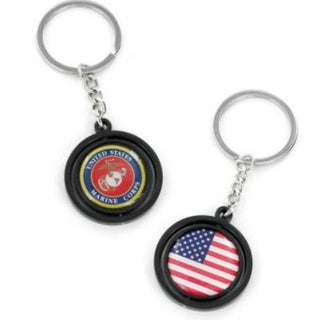 Key Ring: US Marine Corps - Spinner