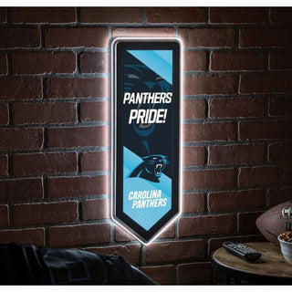 LED Wall Decor: Carolina Panthers - Pennant