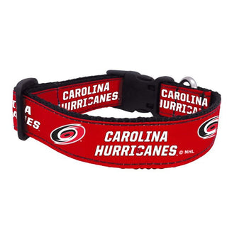 Dog Collar: Carolina Hurricanes - Red