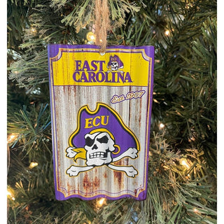 Ornament: East Carolina University Metal Corrugate