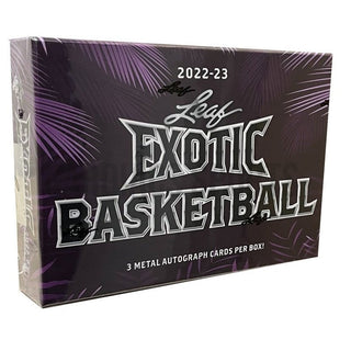 2022-23 Leaf Exotic Basketball Box