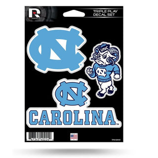 Decal: University of North Carolina Triple Play Decals