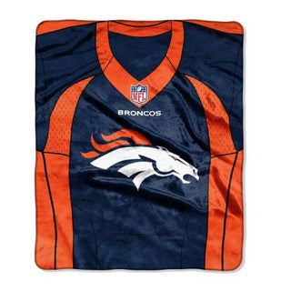 Blanket: Denver Broncos - Plush Raschel Throw