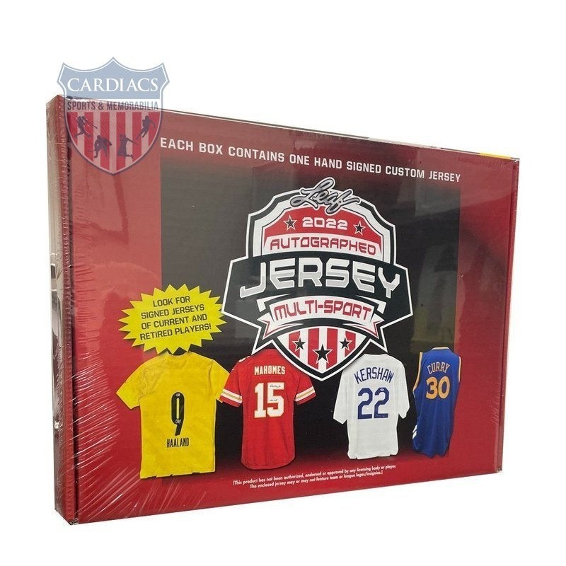 2022 Leaf Autographed Jersey Multi Sport Hobby Box