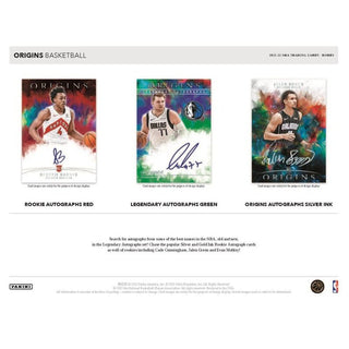 Panini Origins Basketball Hobby Box