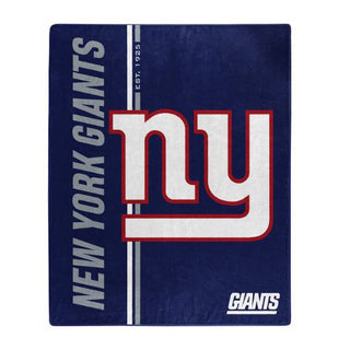 Blanket: New York Giants 50x60 Raschel Restructure Design