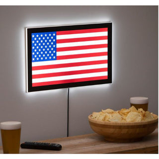 Wall LED Decor: American Flag