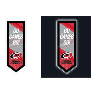 LED Wall Decor: Carolina Hurricanes - Pennant