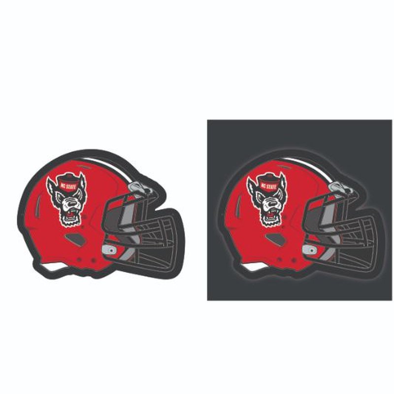LED Wall Decor: NC State - Football Helmet