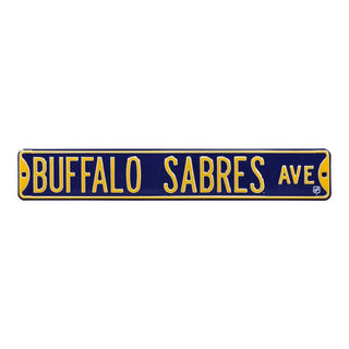 Buffalo Sabres Steel Street Sign-BUFFALO SABRES AVE