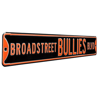 Philadelphia Flyers Steel Street Sign-BROADSTREET BULLIES BLVD