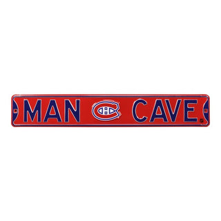 Montreal Canadiens Steel Street Sign Logo-MAN CAVE