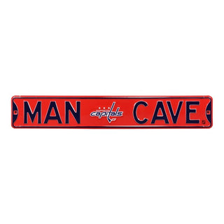 Washington Capitals Steel Street Sign Logo-MAN CAVE