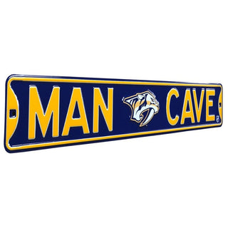 Nashville Predator Man Cave Street Sign with Logo