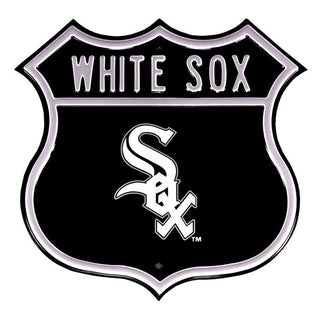 Chicago White Sox Steel Route Sign-Primary Logo