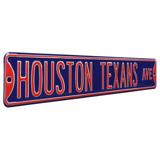 Houston Texans Steel Street Sign-HOUSTON TEXANS AVE