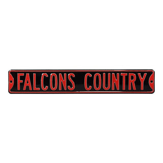 Atlanta Falcons Steel Street Sign-FALCONS COUNTRY