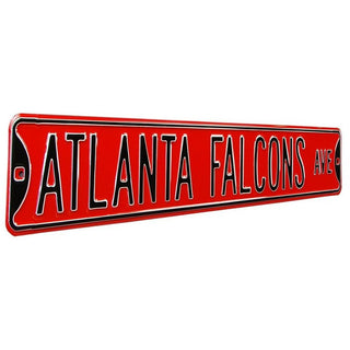 Atlanta Falcons Steel Street Sign-ATLANTA FALCONS AVE