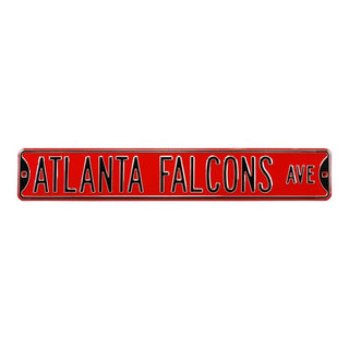 Atlanta Falcons Steel Street Sign-ATLANTA FALCONS AVE