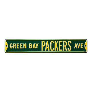 Green Bay Packers Steel Street Sign-GREEN BAY PACKERS AVE