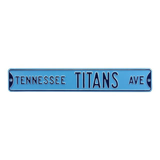 Tennessee Titans Steel Street Sign-TENNESSEE TITANS AVE