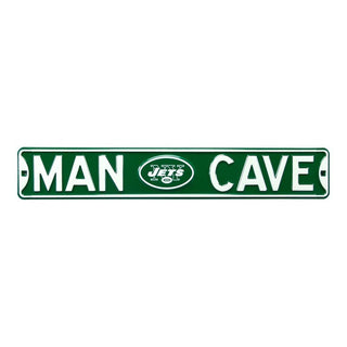 New York Jets Steel Street Sign Logo-MAN CAVE
