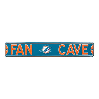 Miami Dolphins Steel Street Sign Logo-FAN CAVE
