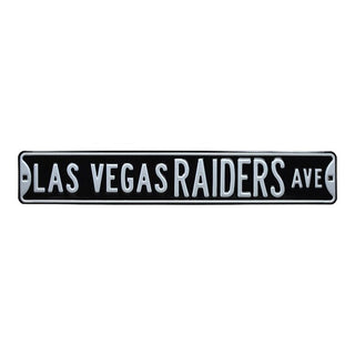 Las Vegas Raiders Steel Street Sign-LAS VEGAS RAIDERS AVE