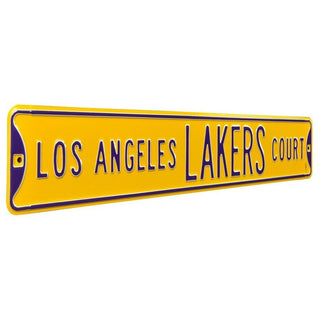 Los Angeles Lakers Steel Street Sign-LOS ANGELES LAKERS CT