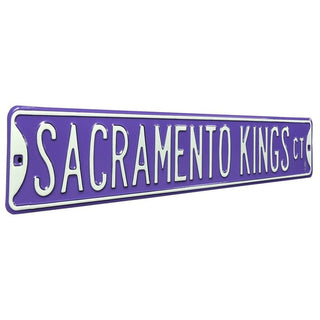 Sacramento Kings Steel Street Sign-SACRAMENTO KINGS CT