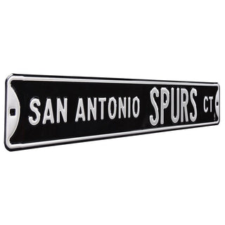 San Antonio Spurs Steel Street Sign-SAN ANTONIO SPURS CT