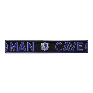 Dallas Mavericks Steel Street Sign Logo-MAN CAVE