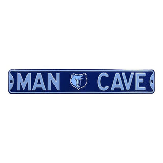 Memphis Grizzlies Steel Street Sign Logo-MAN CAVE