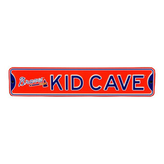 Atlanta Braves Steel Kid Cave Sign