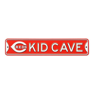 Cincinnati Reds Steel Kid Cave Sign