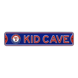 Texas Rangers Steel Kid Cave Sign