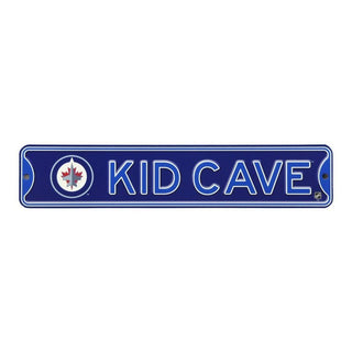 Winnipeg Jets Steel Kid Cave Sign