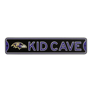 Baltimore Ravens Steel Kid Cave Sign