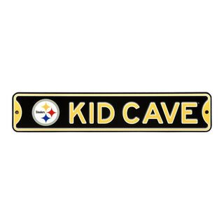 Pittsburgh Steelers Steel Kid Cave Sign