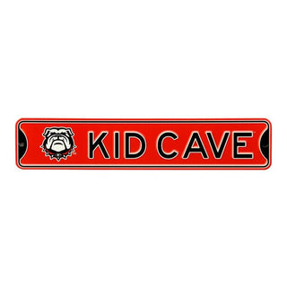 Georgia Bulldogs Steel Kid Cave Sign
