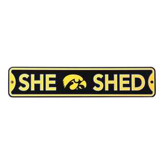 Iowa Hawkeyes Steel Shed Sign