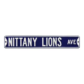 Penn State Nittany Lions Steel Street Sign-NITTANY LIONS AVE