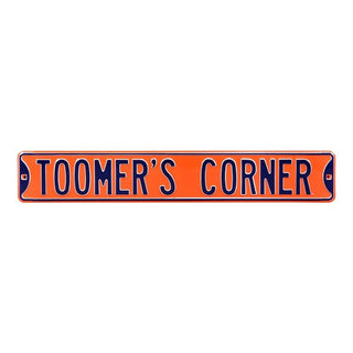 Auburn Tigers Steel Street Sign-TOOMER'S CORNER