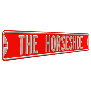 Ohio State Buckeyes Steel Street Sign-THE HORSESHOE