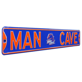 Boise State Broncos Steel Street Sign Vintage Logo-MAN CAVE