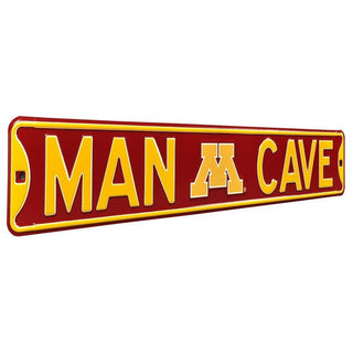 Minnesota Golden Gophers Steel Street Sign Logo-MAN CAVE