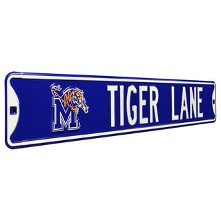 Memphis Tigers Steel Street Sign Logo-TIGER LANE