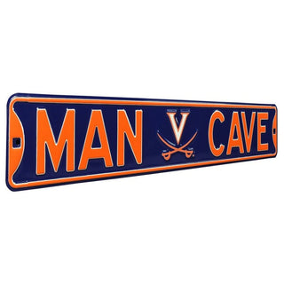 Virginia Cavaliers Steel Street Sign Logo-MAN CAVE